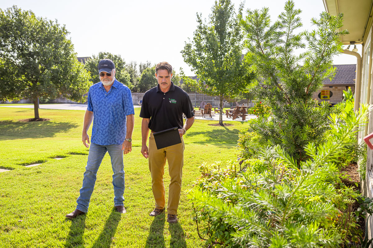 Landscape Maintenance customer homeowner account manager walk through 2