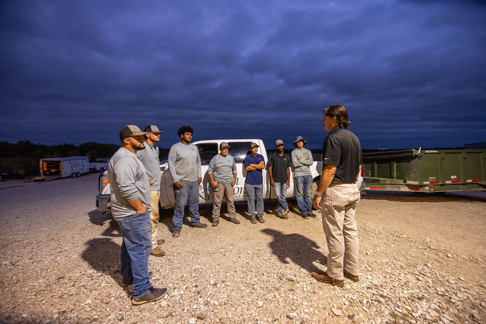 Team morning meeting 1