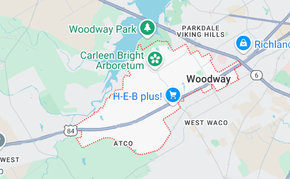 Woodway Map