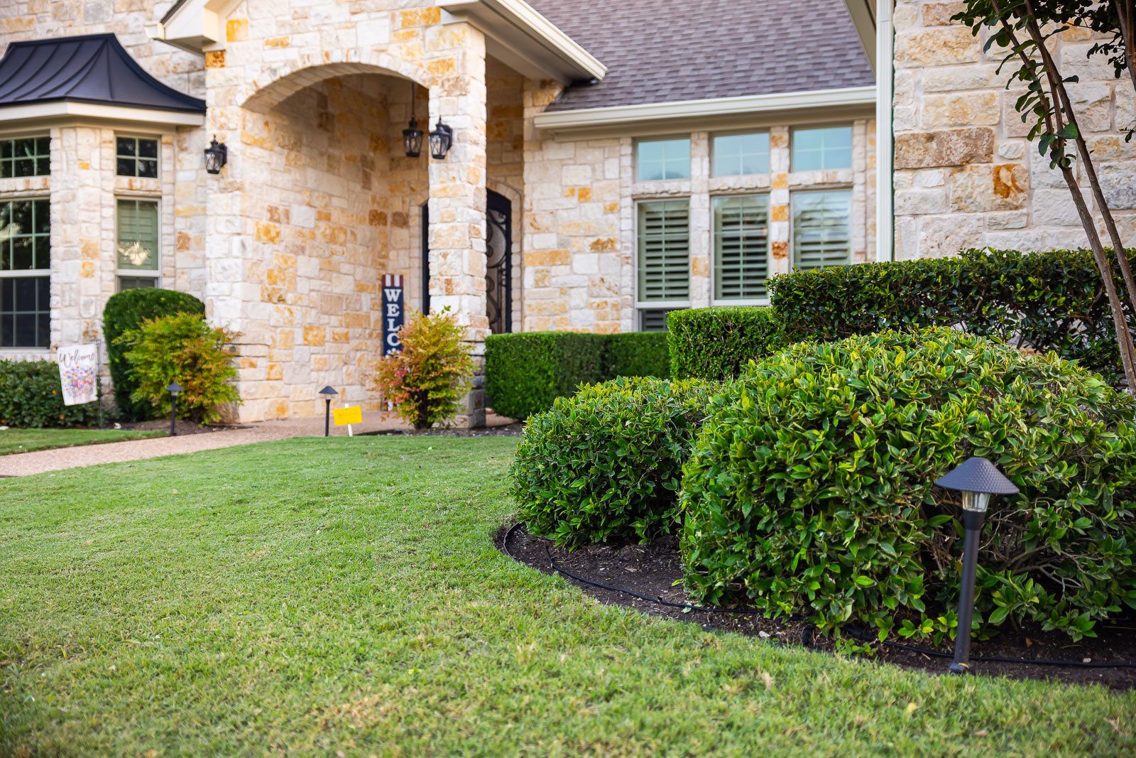 front of house landscape beds 1