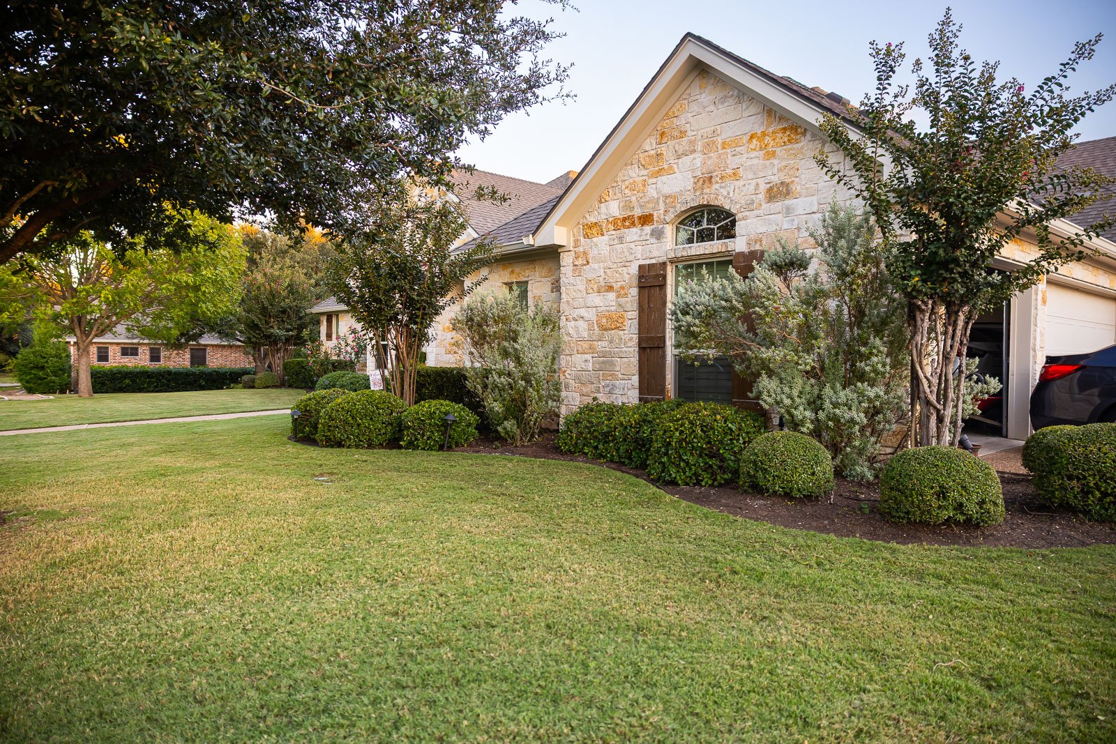 front of house landscape beds 3