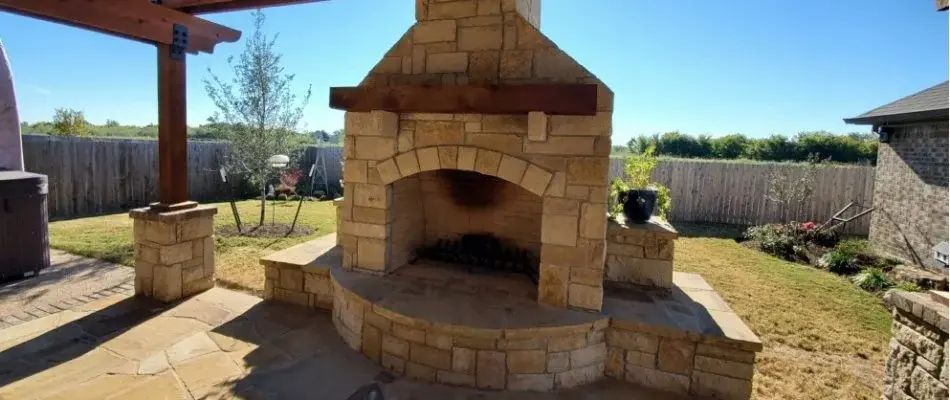 Blog Large Outdoor Fireplace